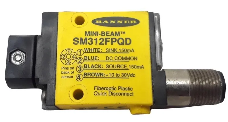 Фотоэлектрический датчик Banner SM312FPQD Mini-beam Photoelectric Sensor 10-30 V