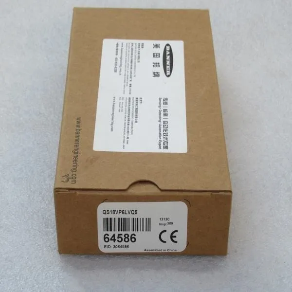 Фотоэлектрический датчик BANNER QS18VP6LVQ5 Photoelectric Sensor 10-30VDC USA lo