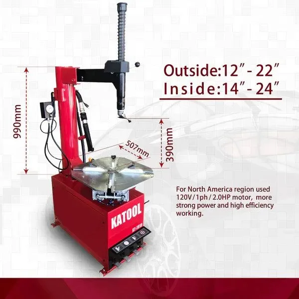 Шиномонтажный станок KATOOL Tire Changer Machine KT-T810 wheel balancer KT-B700 