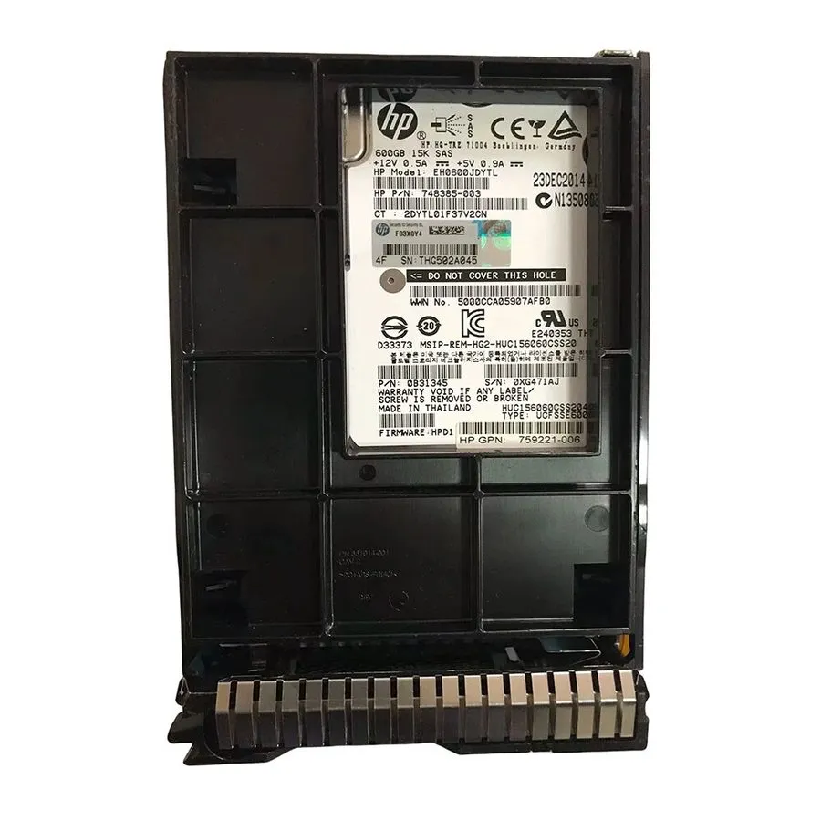 Жёсткий диск HP 765867-001 765424-B21 600GB 3.5"SAS 12G 15K SC ENTERPRISE Hard D