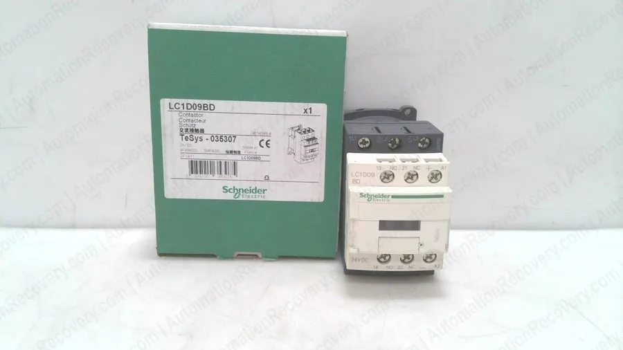 Контактор Schneider LC1D09BD TeSys D Contactor 9A 24VDC Coil + LAD4TBDL 3 Pole