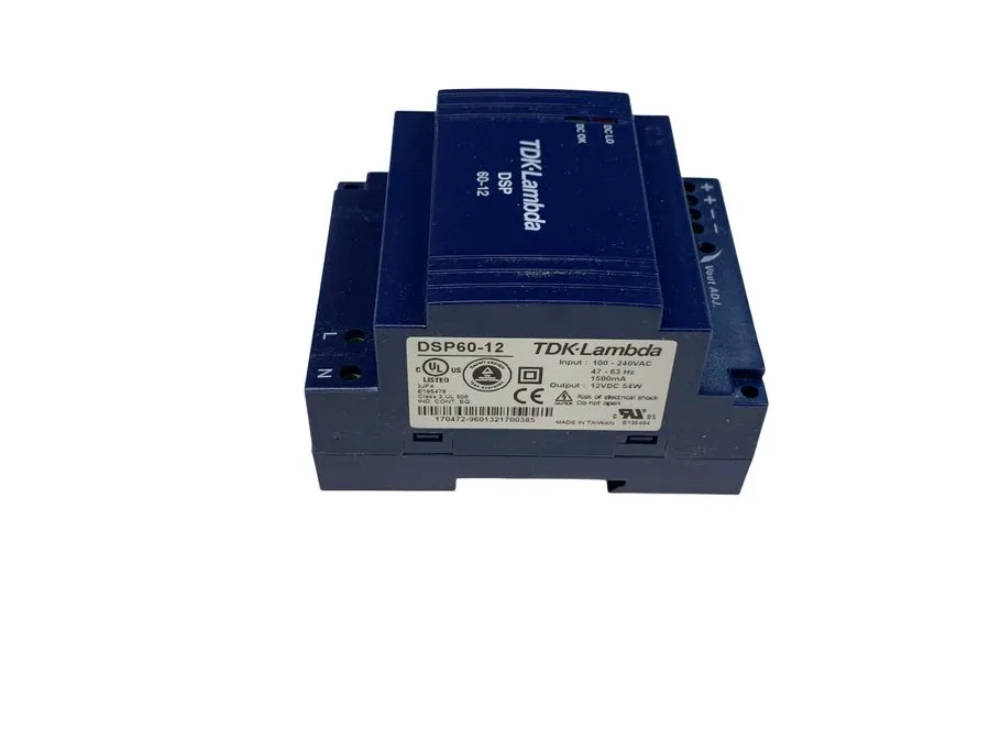 Блок питания TDK-Lambda DSP60-12 AC DC DIN Rail Power Supply 100-240VAC IN 12V 5