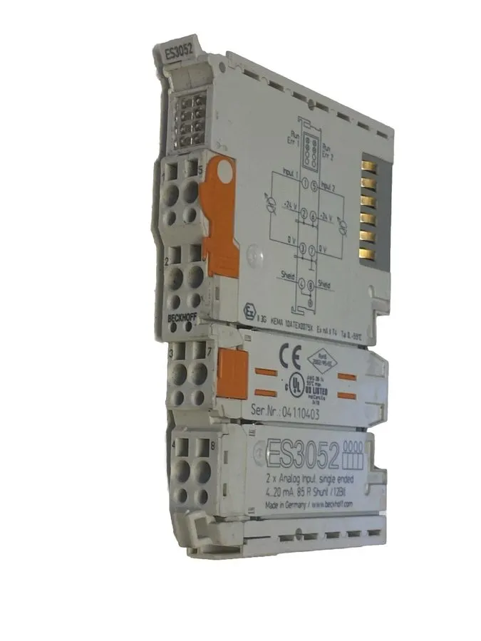 IIoT-устройство Beckhoff ES3052 EtherCAT Terminal 2 Channel Analog Input 2 Chann — фото лота 2