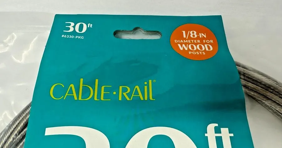 Комплект направляющих Feeney 30' Cable Rail Kit для Wood Posts 30 Feet x 1/8" Di