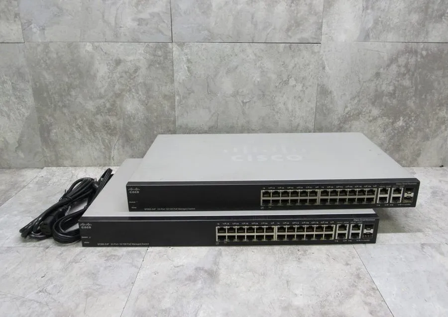 Коммутатор Cisco SF300-24P 24-Port 10/100 PoE Managed Ethernet Switch