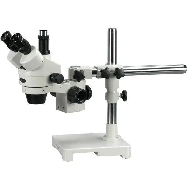 Микроскоп Amscope 7X-45X Simul-Focal Stereo Zoom Microscope Dual Arm Boom + 144-