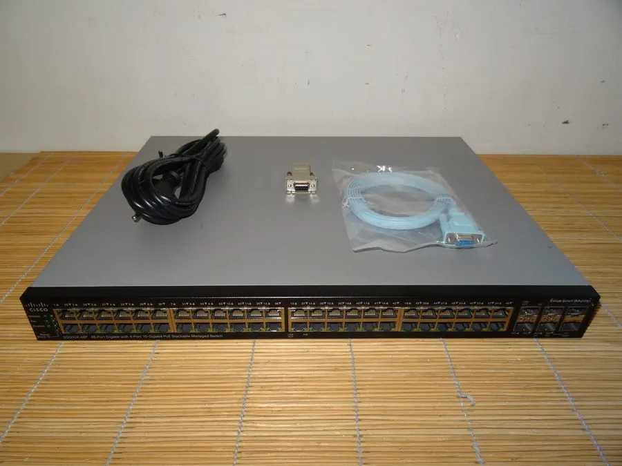 Коммутатор Cisco SG500X-48P-K9 Stackable Managed Switch PoE+ 10GB Uplink