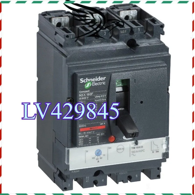 Автоматический выключатель LV429845 1 PC Schneider Compact NSX100N TM32D 3P3D 32