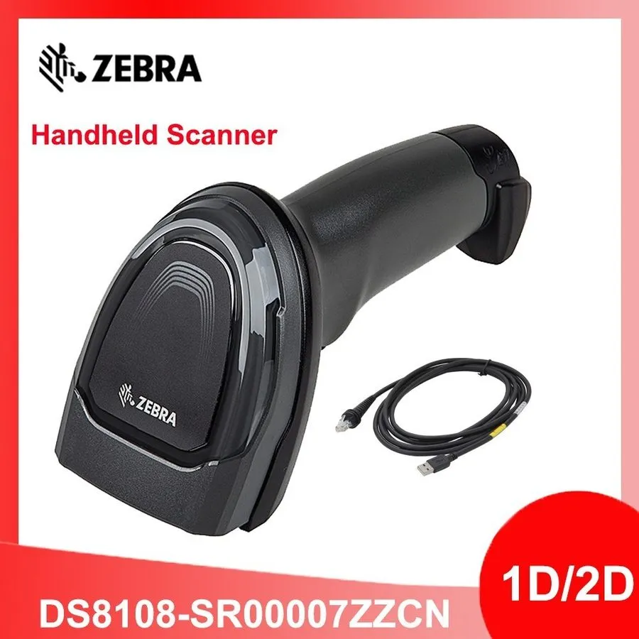 Сканер штрих-кода Zebra DS8108-SR00007ZZCN 2D Area Imaging Handheld Barcode Scan
