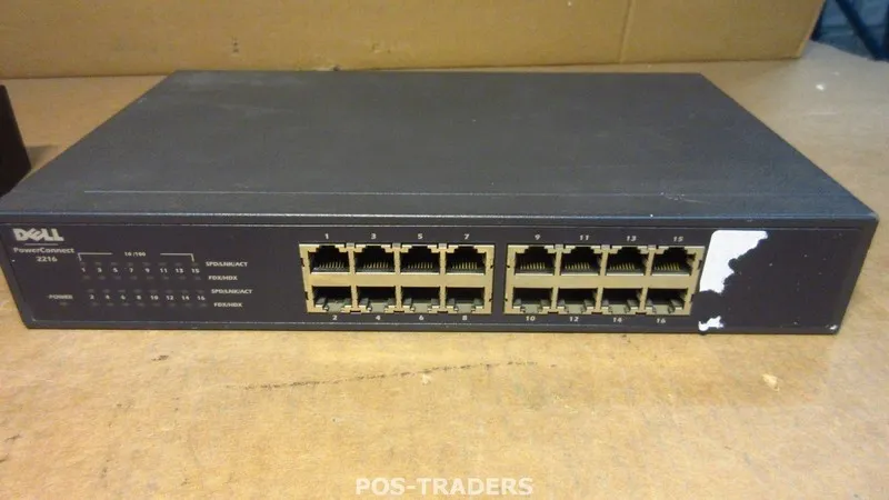 Коммутатор Dell PowerConnect 2216 16x 1GbE VLAN Management 16x RJ45 Network Swit