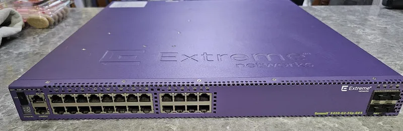 Коммутатор Extreme Networks 16173 Summit X450-G2-24P-GE4 24 Port Gigabit Switch — фото лота 1