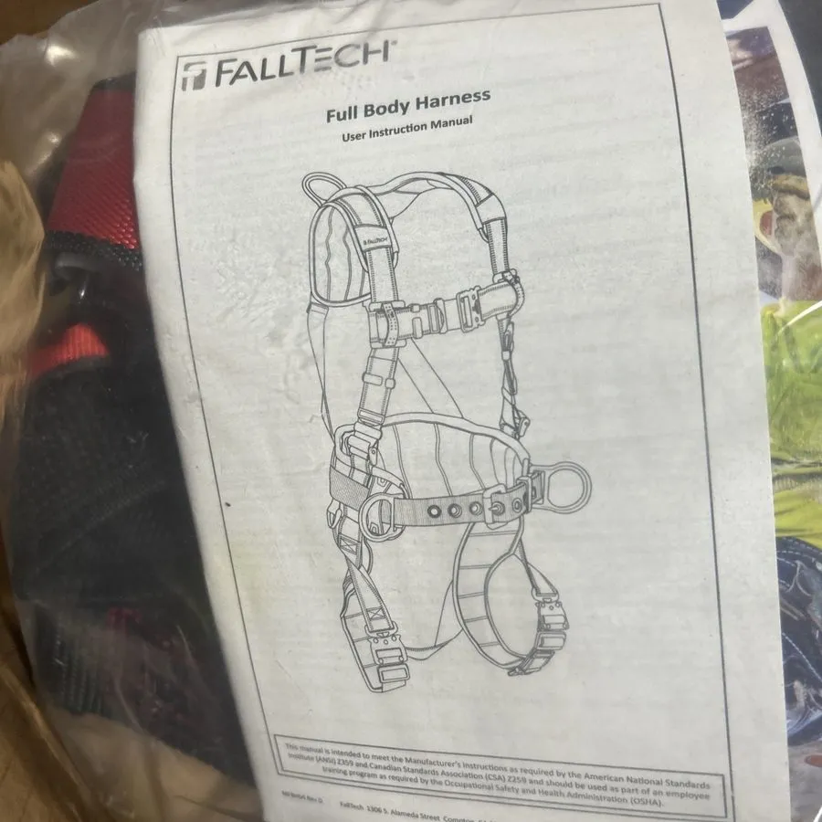 Жгут проводов FALLTECH 7008CLX L/XL TRADESMAN PRO NON-BELTED 1D HARNESS W/ QC CH — фото лота 1