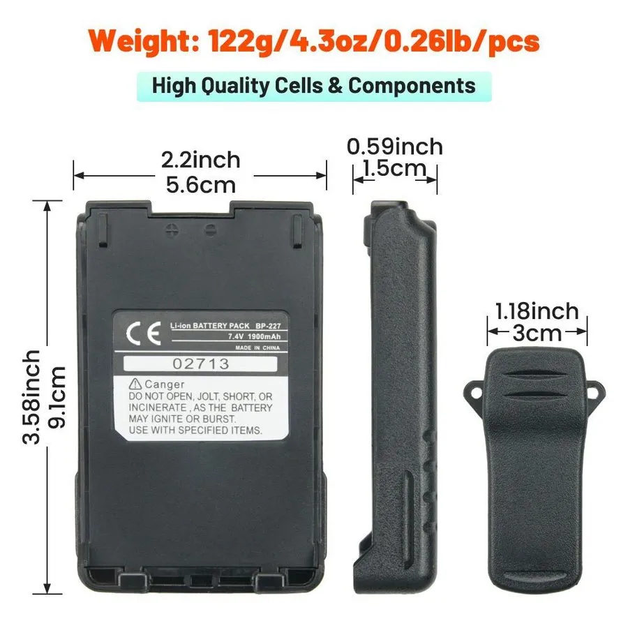 Аккумулятор 1900mAh BP-227 Li-ion Battery
