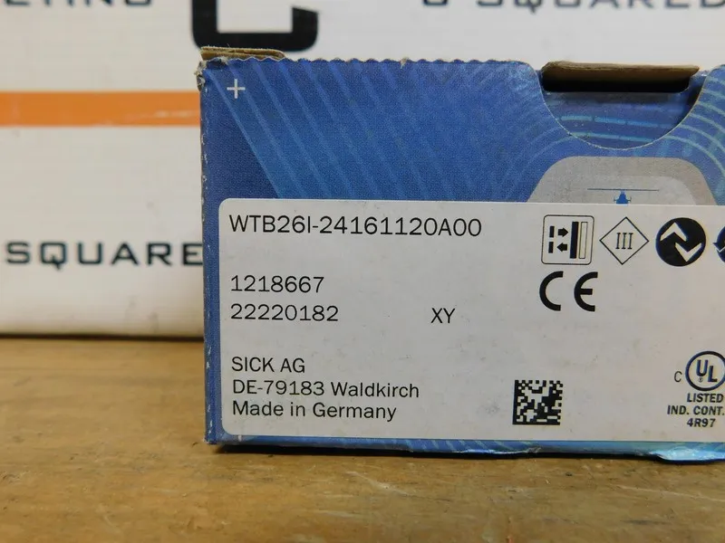 Фотоэлектрический датчик WTB26I-24161120A00 1218667 SICK Photoelectric Sensor