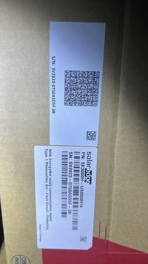 Инвертор SolarEdge SE 3000 H US000BE14 Inverter HD wave tech / Fault circuit pro — фото лота 2