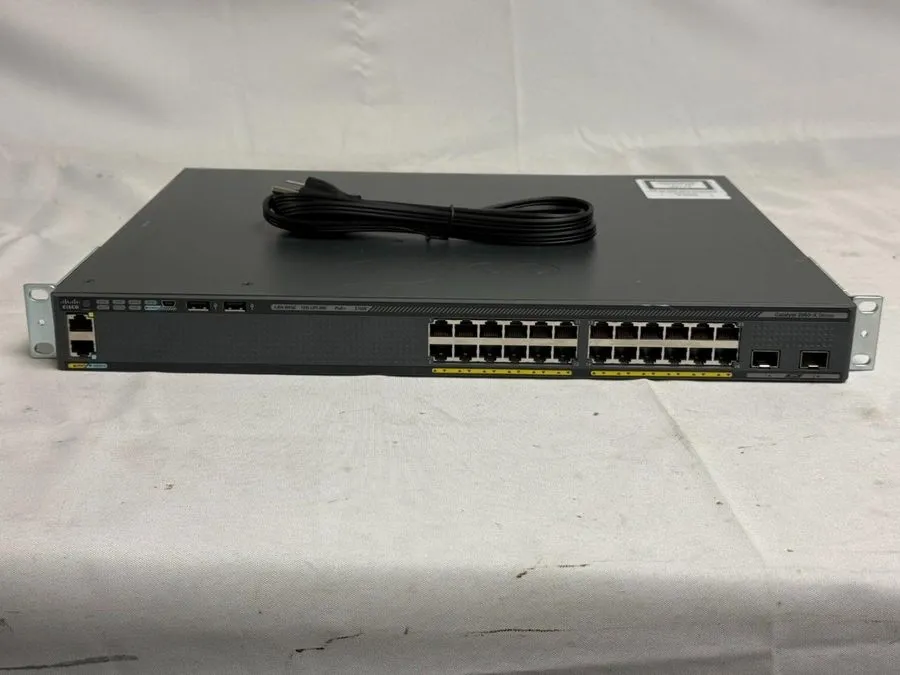 Коммутатор Cisco 2960-X Series 24 Port 370W PoE+ Switch, WS-C2960X-24PD-L