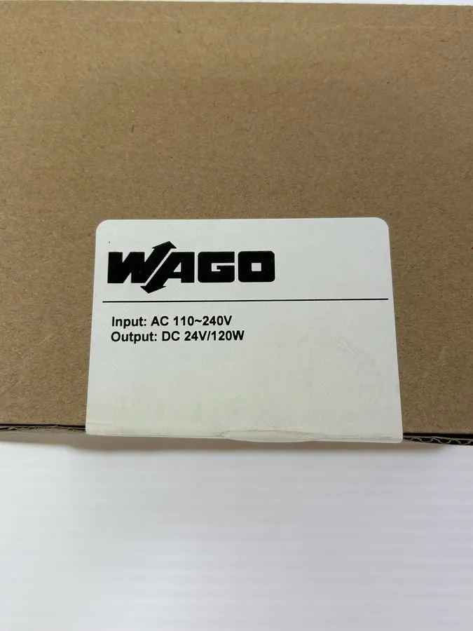 Блок питания WAGO 787-722 Switched Mode Power Supply 24VDC 120W 110-240VAC DIN R