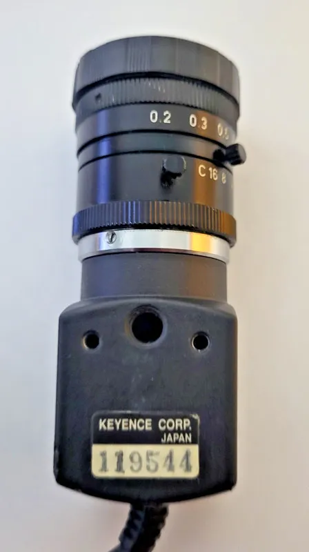 Камера машинного зрения Keyence CV-C11 CCD Camera w/ 3 Lenses Bundle Machine Vis — фото лота 2