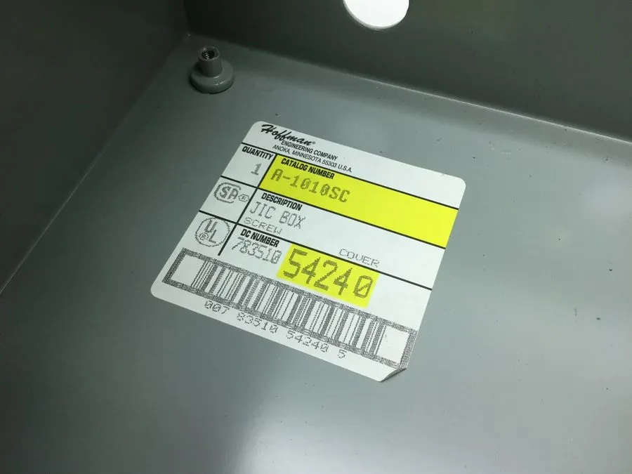 Монтажный шкаф Hoffman A-1010SC Electrical Enclosure, Dimensions: 10" x 10" x 4"