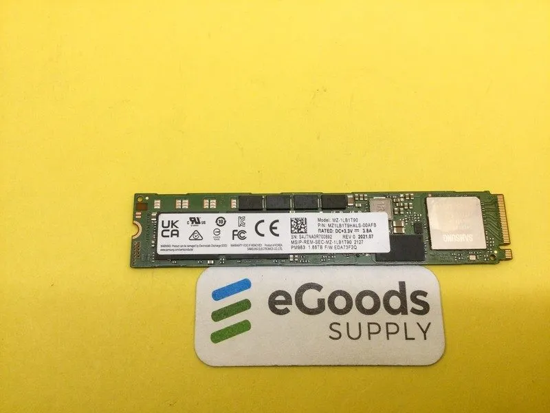 SSD-накопитель Samsung PM983 1.92TB NVMe PCIe M.2 MZ1LB1T9HALS SSD MZ-1LB1T90 Br