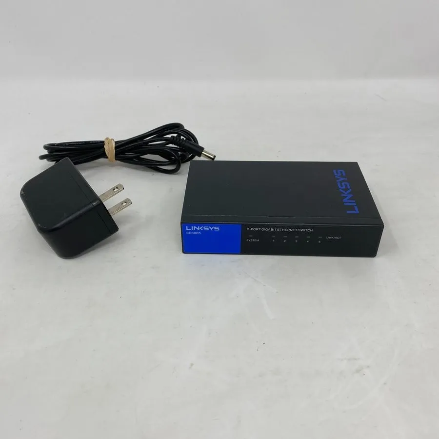 Коммутатор Linksys 5 Port Gigabit Ethernet Switch SE3005 V2