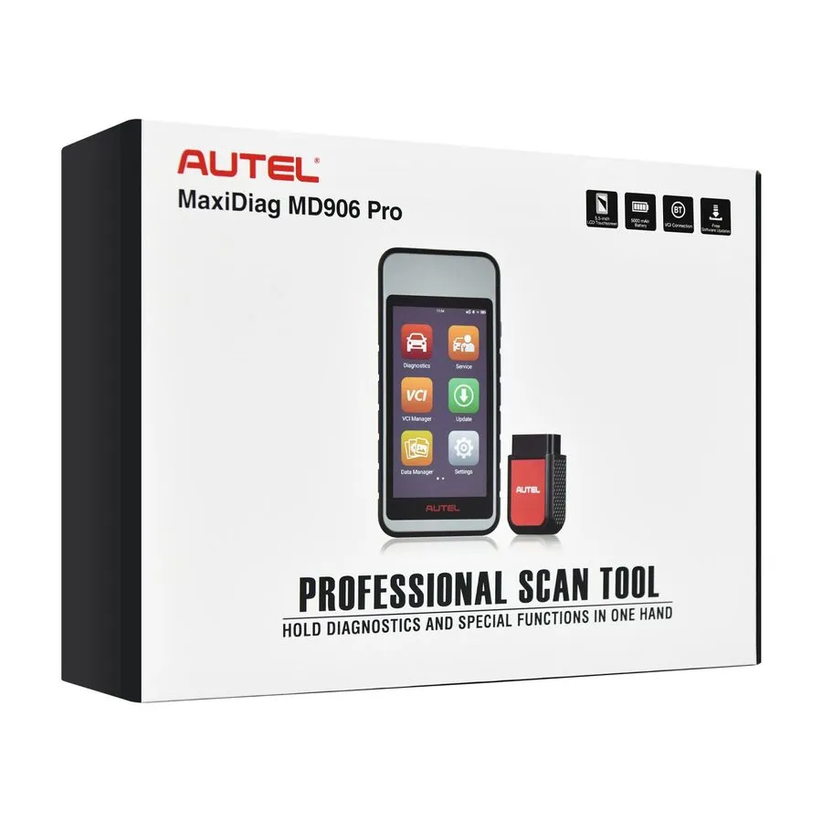 Диагностический сканер 2026 Autel MaxiDiag MD906 PRO Bluetooth Car Scanner Servi