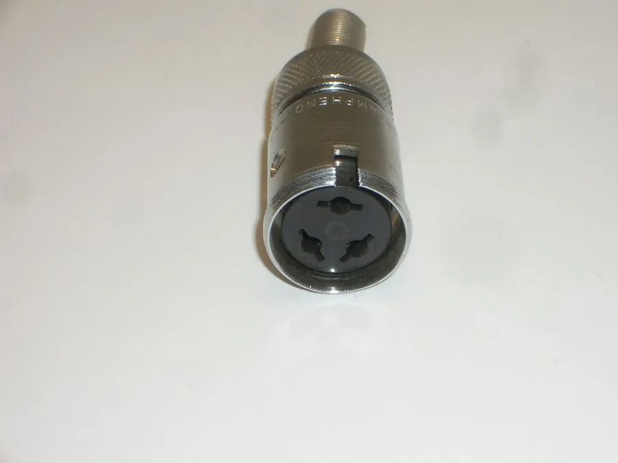 Разъём AMPHENOL 91-MC3F FEMALE MICROPHONE CONNECTOR 3 POSITION AUDIO