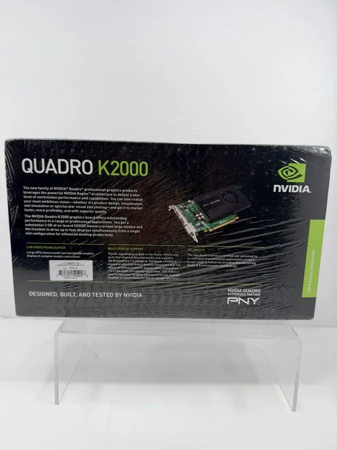 NVIDIA Quadro K2000 Professional Graphics Card PNY 2GB GDDR5