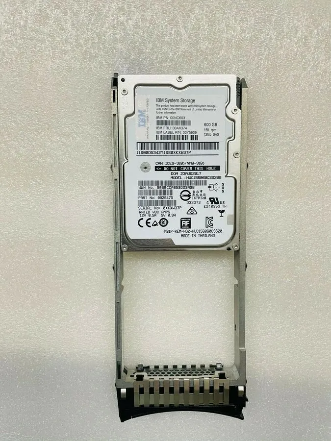 Жёсткий диск IBM 00NC603 00AK374 600GB 15K SAS 2.5" 12GB/S