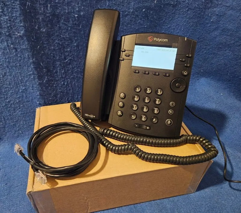 IP-телефон Polycom VVX 300 (2201-46135-001) 6-Line IP Business Phone — фото лота 1