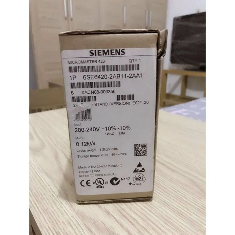 Частотный преобразователь Siemens 6SE6420-2AB11-2AA1 MicroMaster 420 200-240v 0.