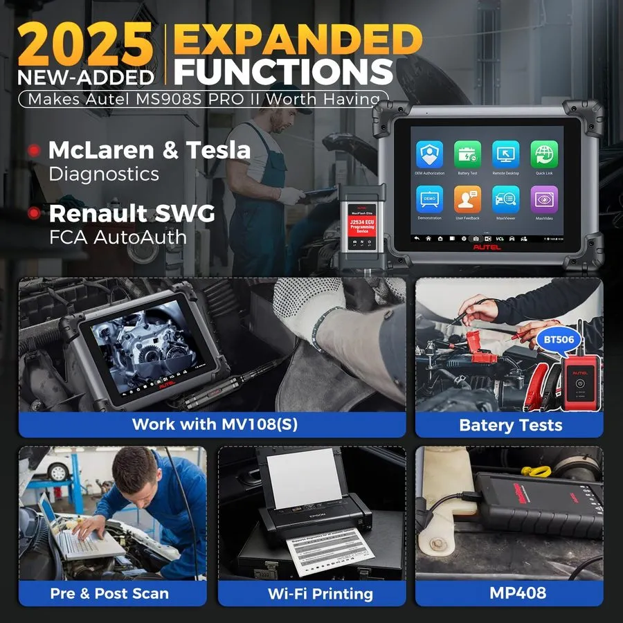 Диагностический сканер 2026 Autel MaxiSYS MS906 Pro MK906 PRO Full Diagnostic Sc — фото лота 1