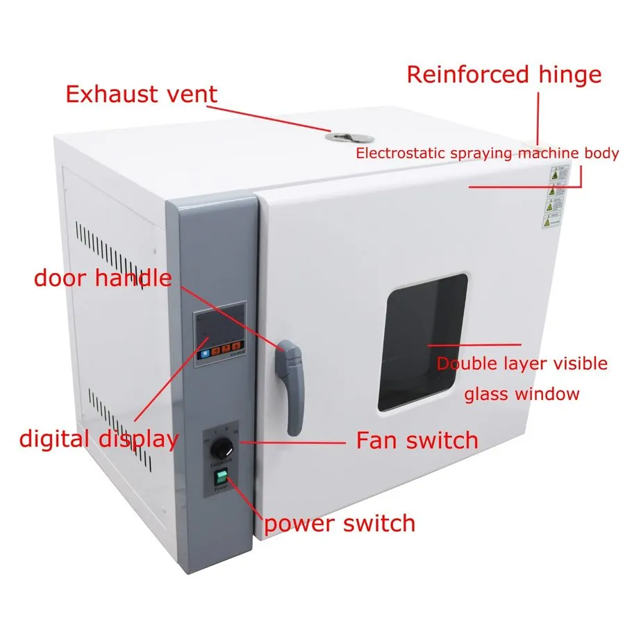 Лабораторный прибор 17.32*21.6*21.6" Inner Chamber Lab Digital Forced Air Convec
