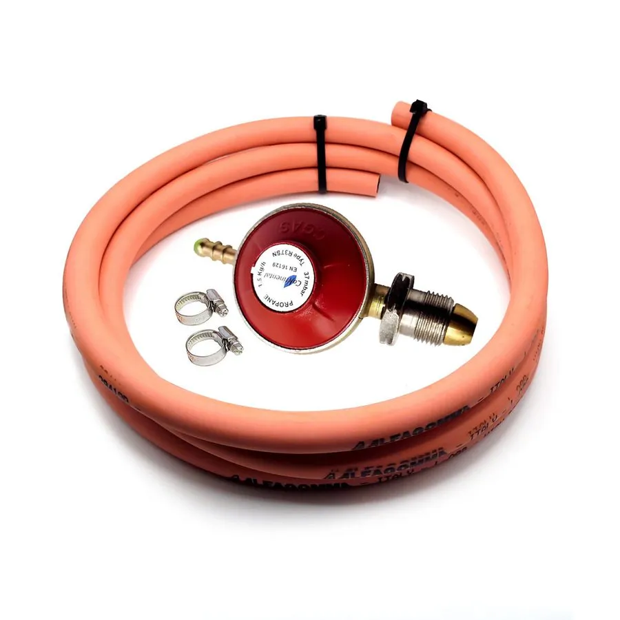 Трубопроводная арматура PROPANE GAS REGULATOR WITH GAUGE 37MBAR SCREW ON BBQ CAM