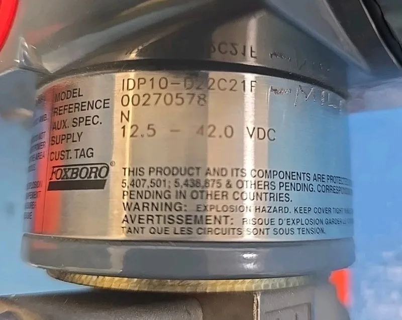Датчик давления Foxboro IDP10-D22C21F-M1L1 Pressure Transmitter Valve — фото лота 1