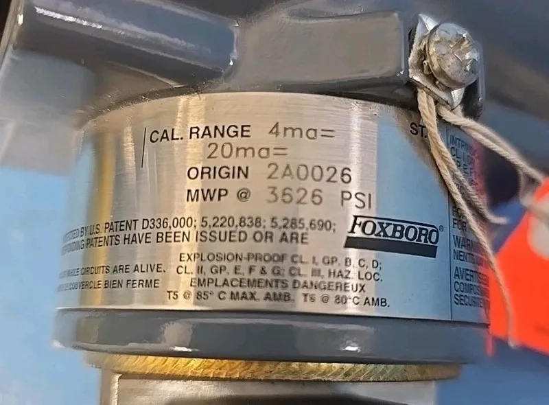 Датчик давления Foxboro IDP10-D22C21F-M1L1 Pressure Transmitter Valve — фото лота 2