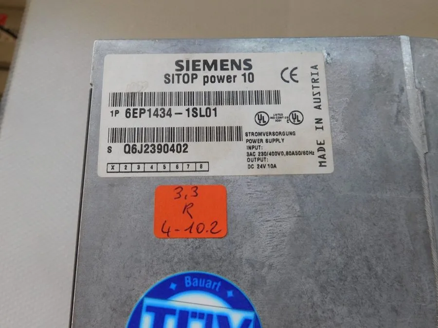 Блок питания Siemens 6EP1434-1SL01, Sitop Power 10, Supply, Input 3 Phases Outpu