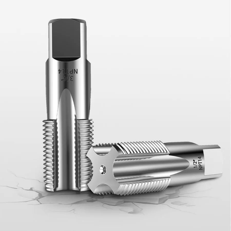 Режущий инструмент Npt Pipe Tap Set 1/8" 1/4" 3/8" 1/2" 3/4" 1" Pipe Thread Tap — фото лота 2