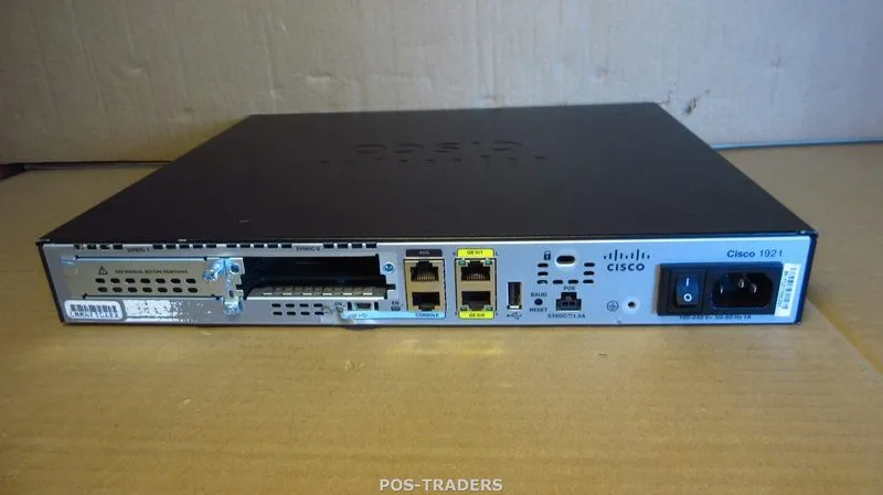 Маршрутизатор Cisco 1921 V05 Router 2x GBIT 2x EHWIC Slots Integrated Services D