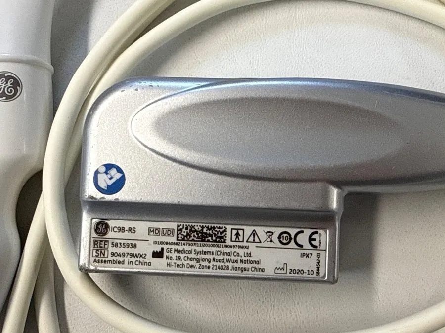 УЗИ-датчик GE iC9B-RS Endovaginal Ultrasound Probe 2020/10 REF 5835938 with Imag