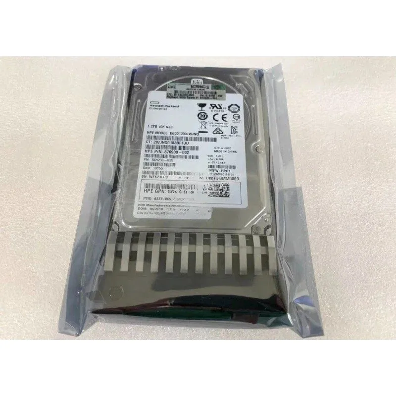 Жёсткий диск HPE 873036-001 B9F36B Storage 1.2TB 10K SAS 12G 2.5" Hard Drive HDD