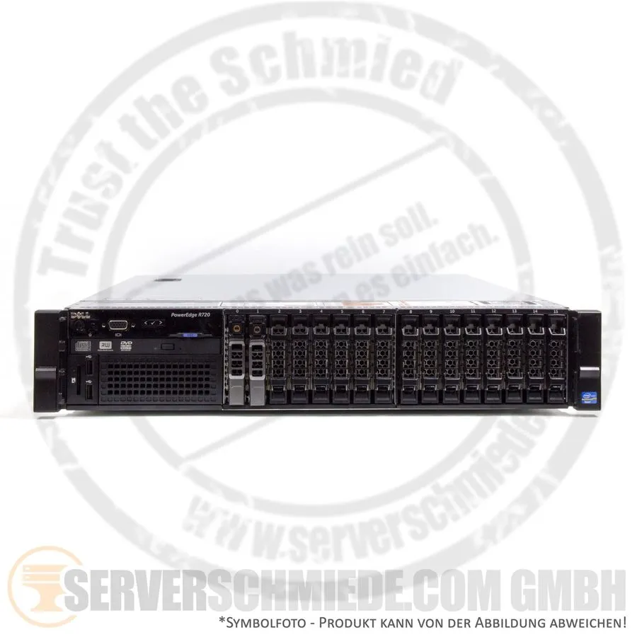 Сервер Dell PowerEdge R720 19" 2U 16x 2.5" SFF 2x Intel XEON E5-2600 v1 v2 DDR3 
