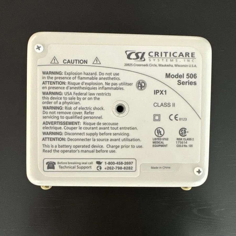 Монитор пациента Criticare 506DXN Patient Vital Monitor, 3 cuff sizes, extra pri — фото лота 2