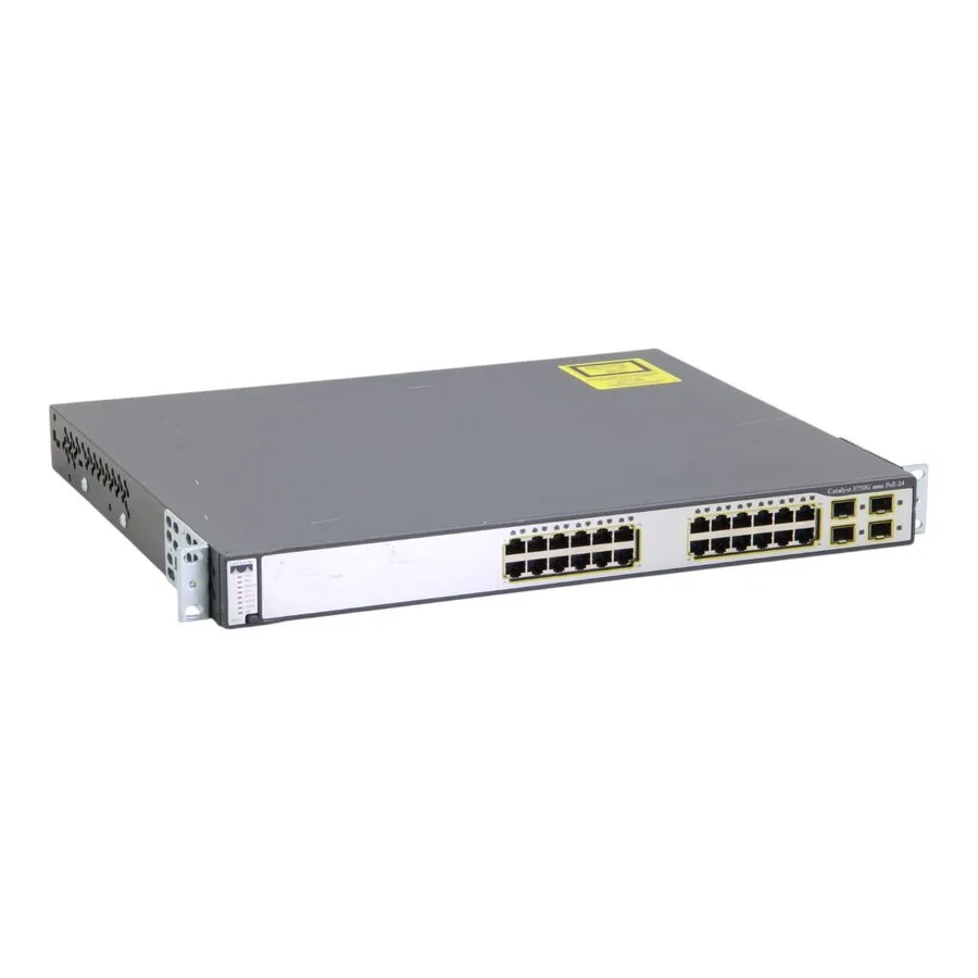 Коммутатор Cisco Catalyst 3750G PoE-24 WS-C3750G-24PS-E 24-port + 4 SFP