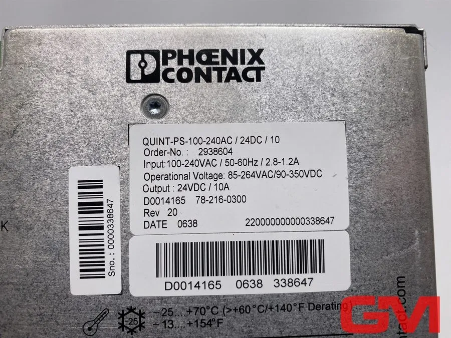 Блок питания Phoenix Contact QUINT-PS-100-240AC/24DC/10 2938604 Power Supply