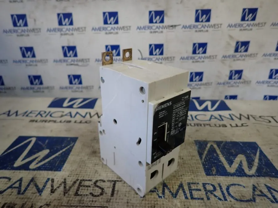 Автоматический выключатель Siemens NGB2B020 2 pole 20 amp 25kA @ 480v Bolt on Ci