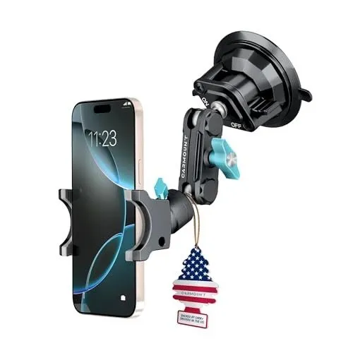 Вакуумная присоска CARMOUNT TitanX100 Suction Cup Phone Mount