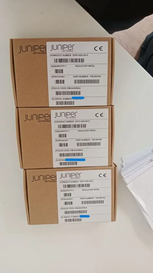 Трансивер x Juniper SFPP-10GE-SR-IT 10GBASE-SR SFP+850nm LC MMF Transceivers