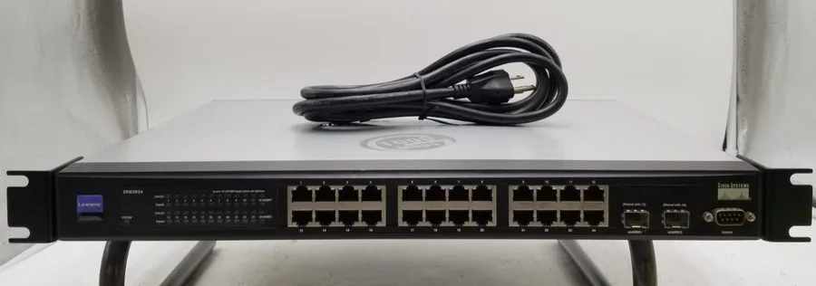 Коммутатор Linksys SRW2024 24 Port 10/100/1000 Gigabit Ethernet Network Switch
