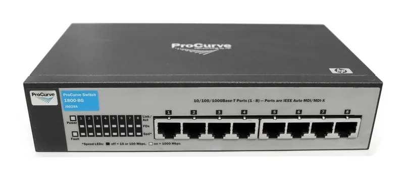 Коммутатор HP PROCURVE 1800-8G J9029A 8 PORT GIGABIT NETWORK SWITCH